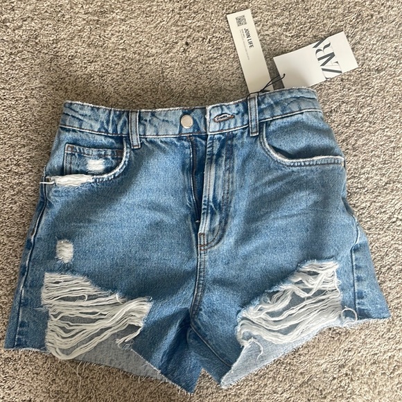 Zara Shorts Zara Jean Shorts Poshmark